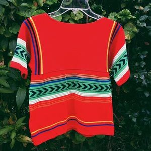 Vintage Wool Peruvian Top